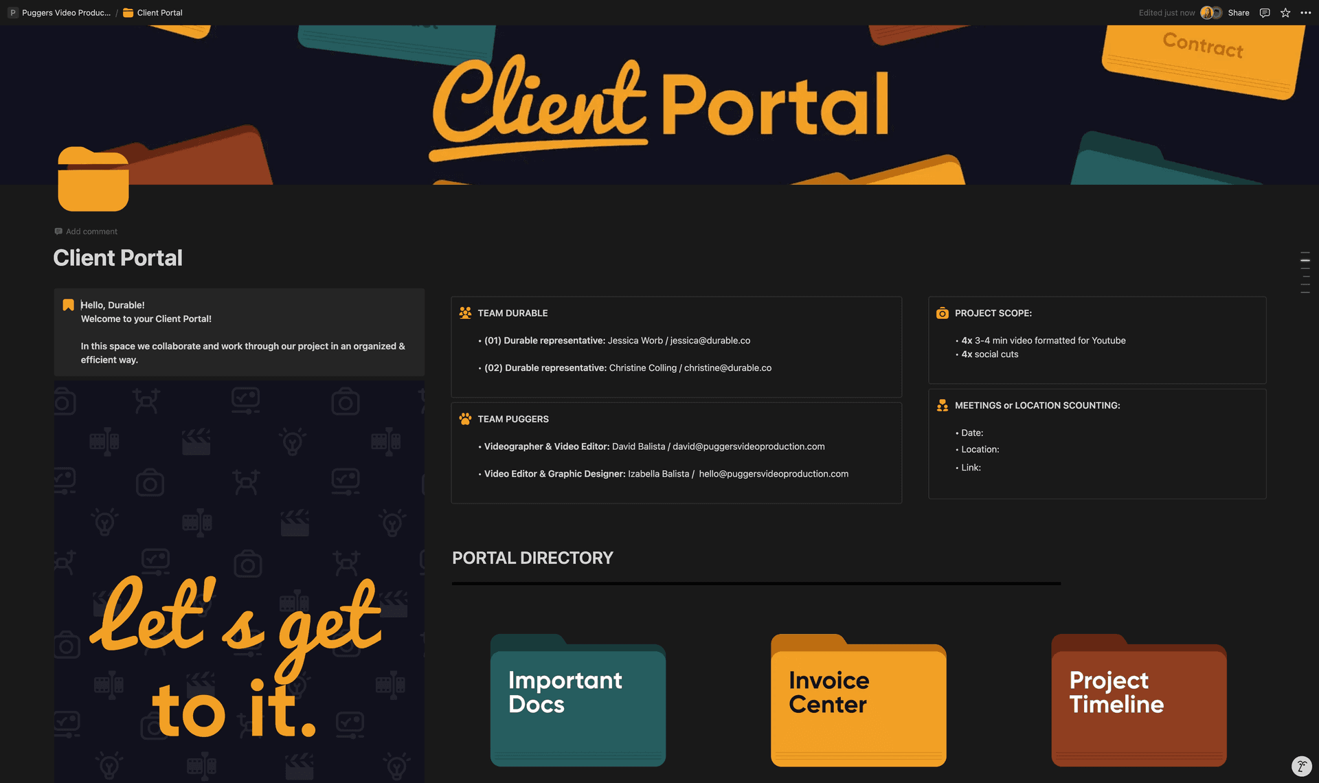 Exclusive Client Portal